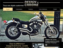 Tablet Screenshot of designandchrome.com